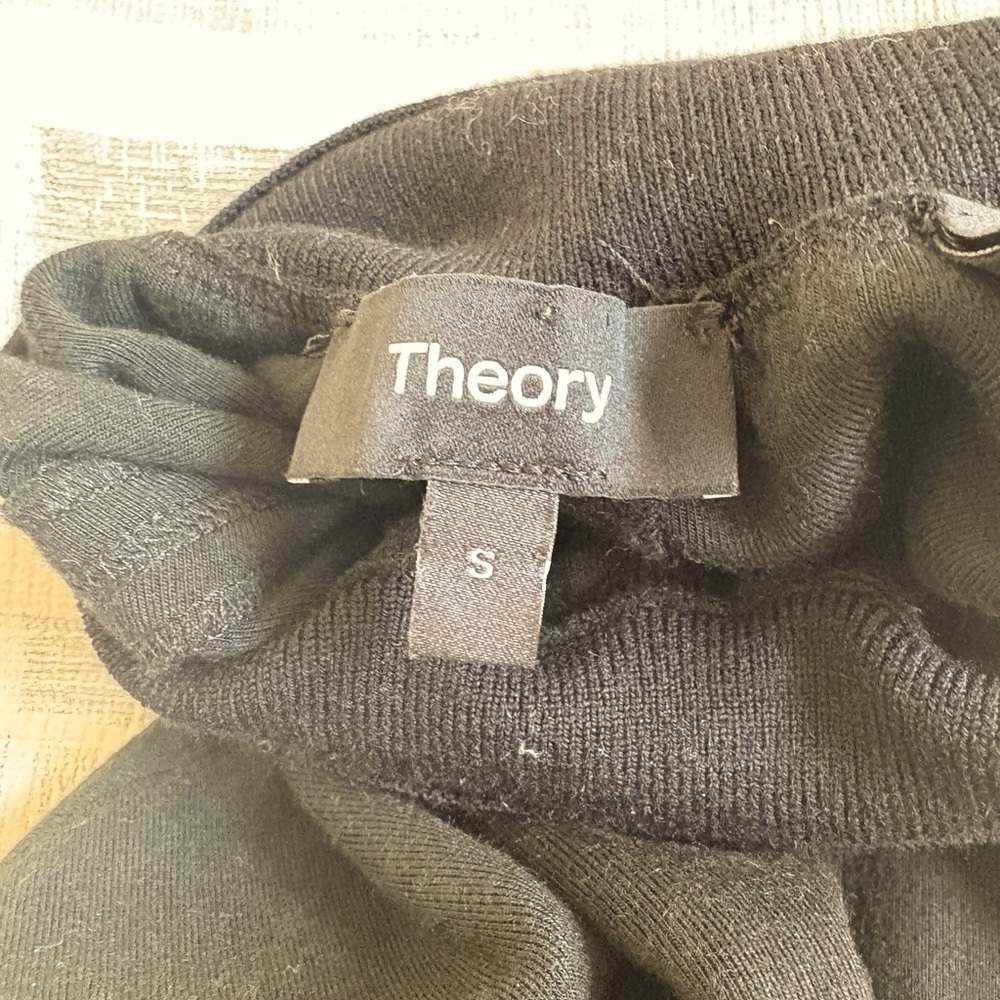Theory Turtleneck Sweater in Double-Knit Jersey - Picture 5 of 8